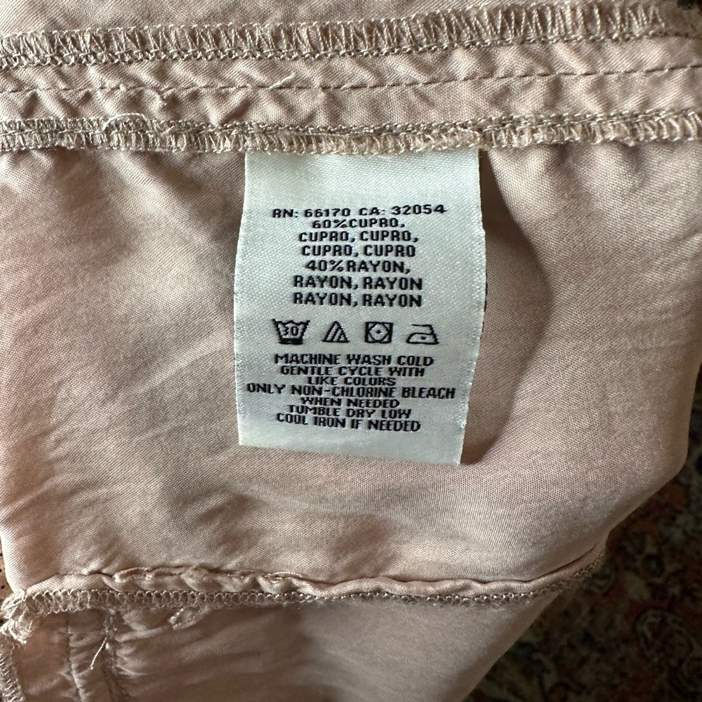 NWT Anthropologie Marrakech Nude Lightweight Tie Front Pants - Picture 14 of 16